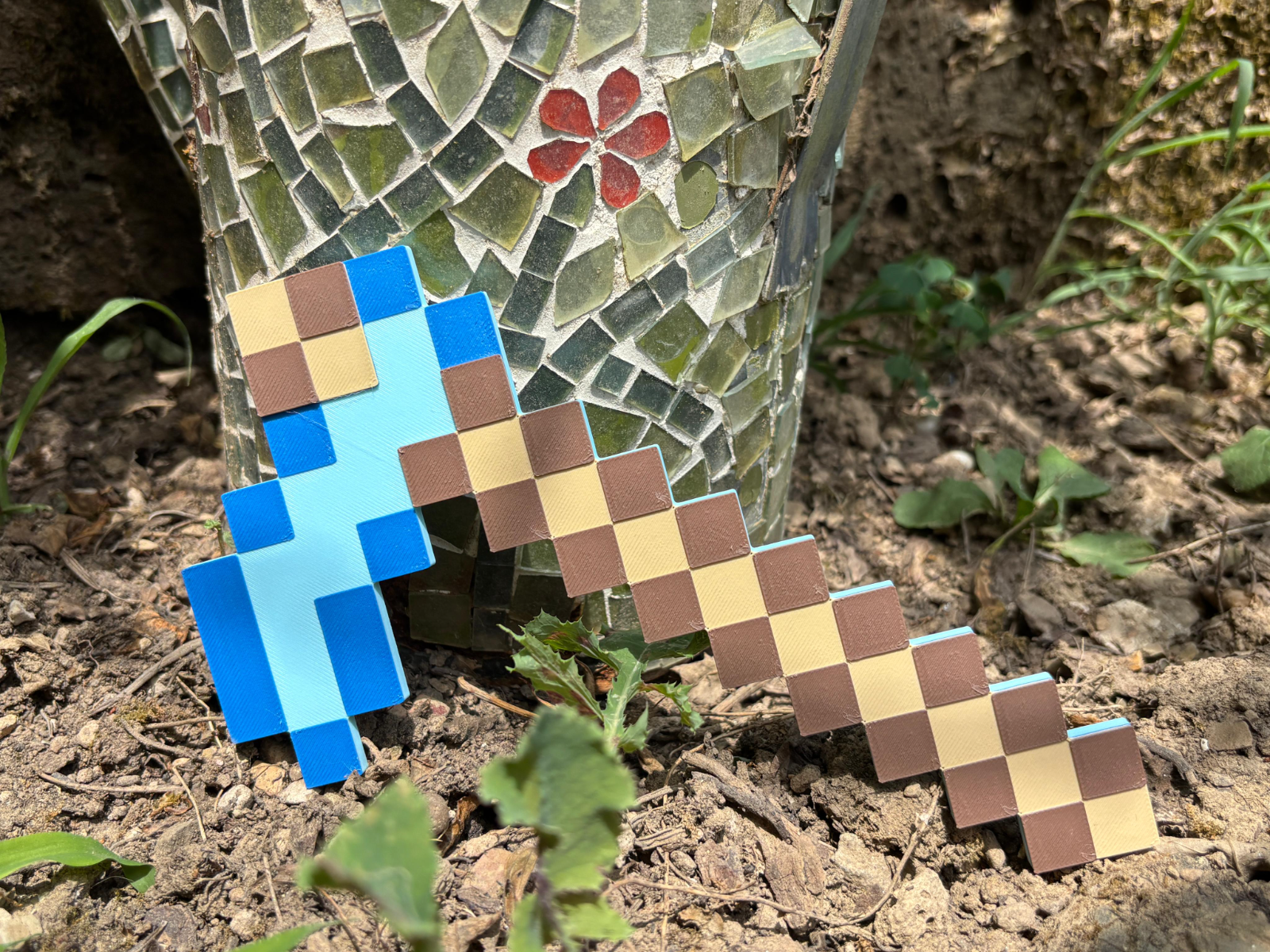 Minecraft Hoe - Big Simi | Nexprint: Free 3D Model Downloads