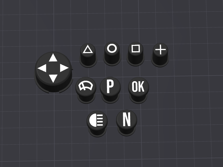 Buttons for Thrustmaster T150/T300 steering wheel mod - MVTTO ...