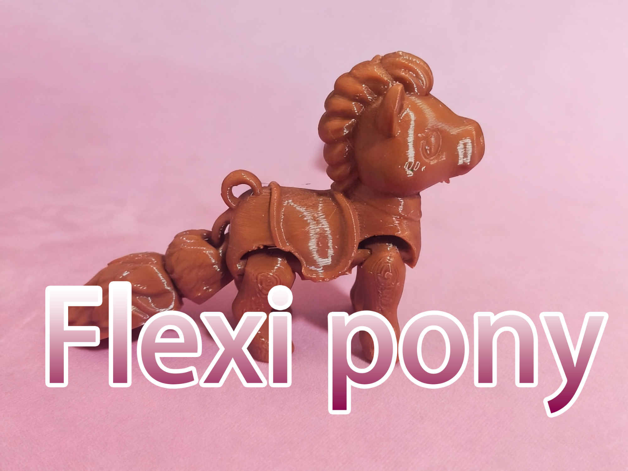 Flexi Pony - Mu MU | Nexprint: Free 3D Model Downloads