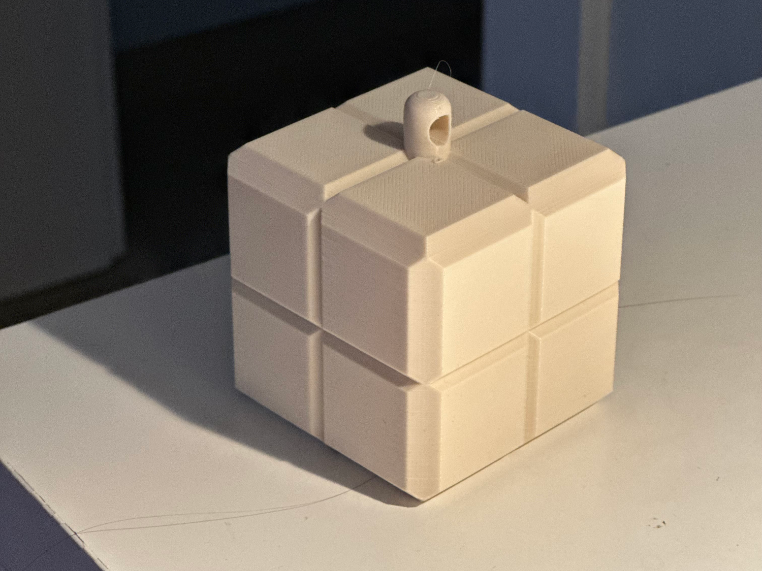 Square Bauble Your second square bauble - easy to print and stack - szarkadiusz ...