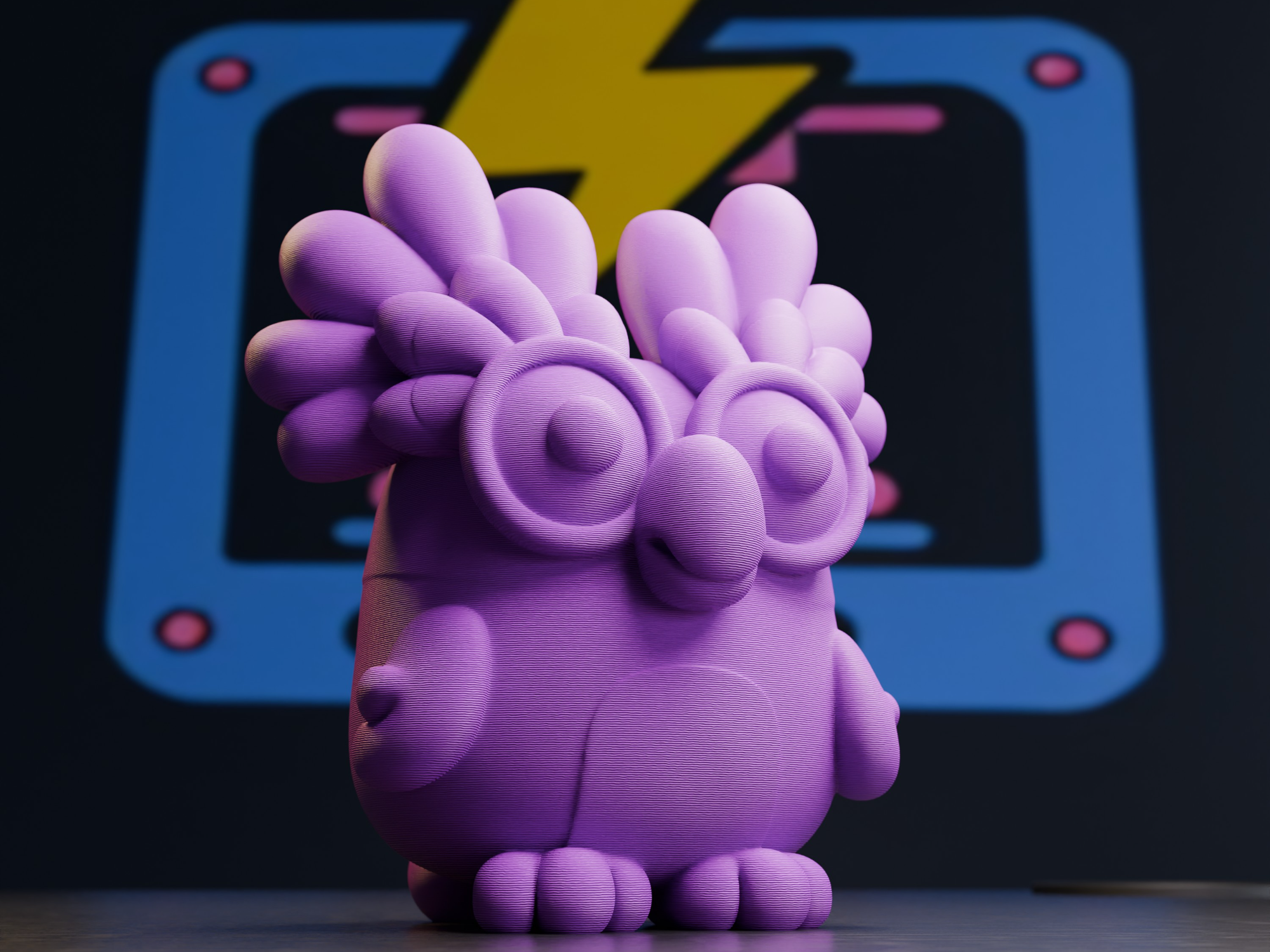 Chattermax - Charlatan from Bluey - theLightning | Nexprint: Free 3D ...
