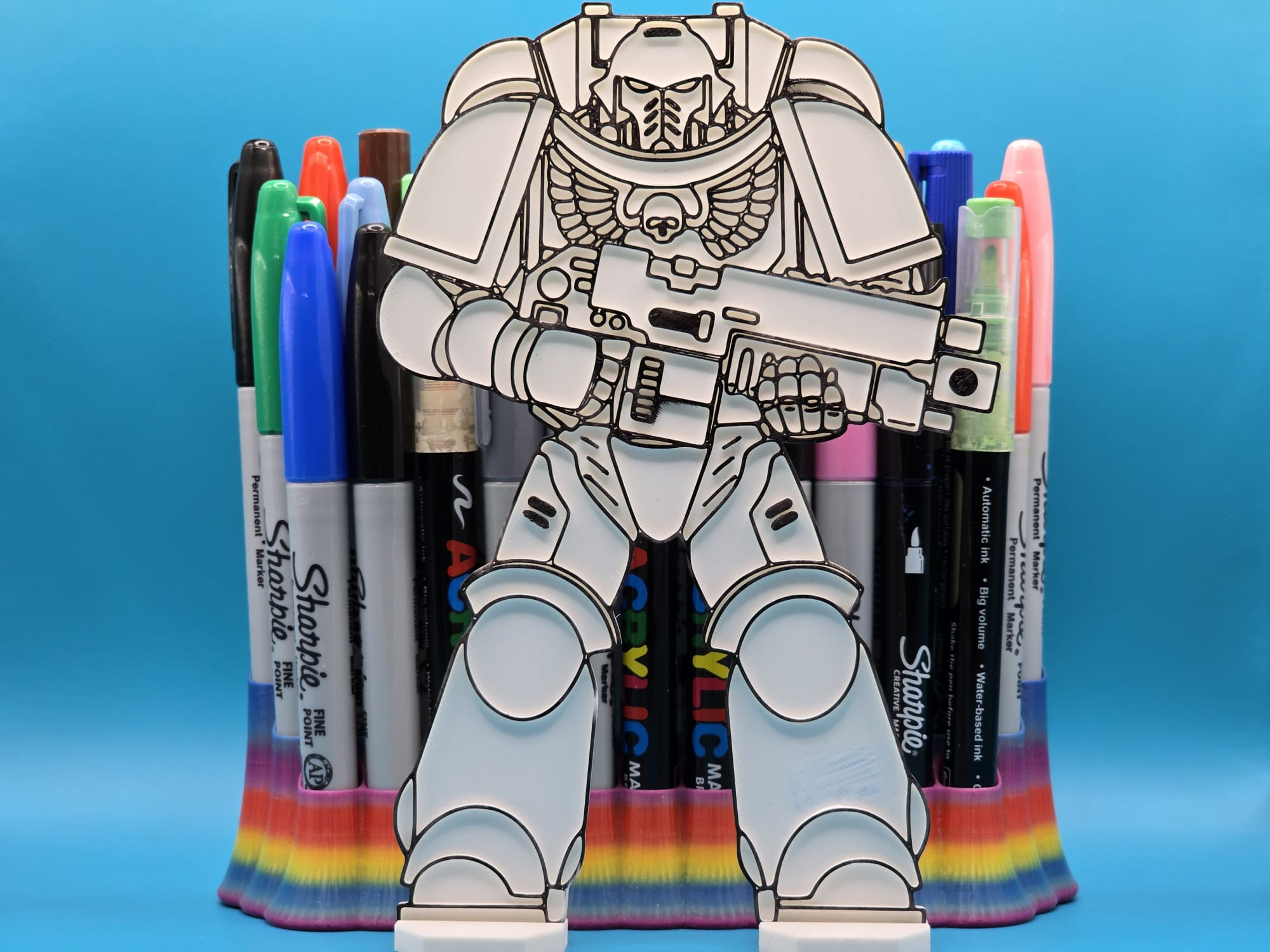 War Hammer 40K Coloring Craft Panel - MERILNO3D | Nexprint: Free 3D ...
