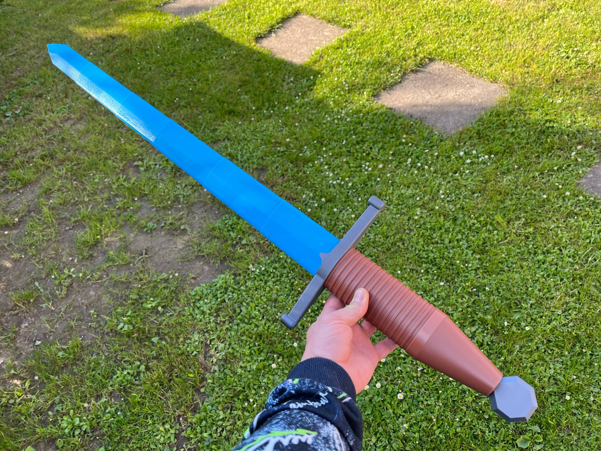Extendable Sword Real Extendable, retractable, collapsing long sword - Ainon3Dprint ...