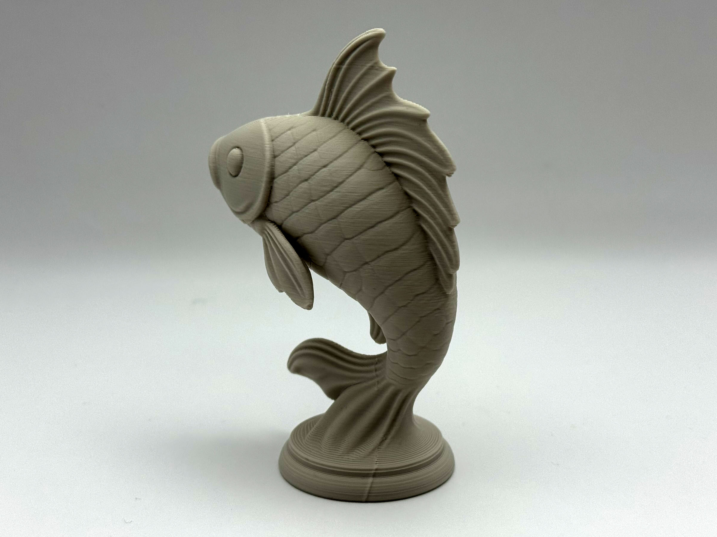 Jumping Koi Fish Statue - NextPrint 3D Model | 3Drop