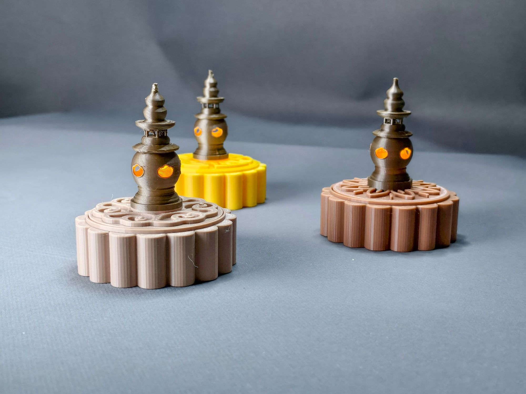 Three Pools Mirroring the Moon – LED Candleholder - 邦德不喝可乐 | Nexprint ...