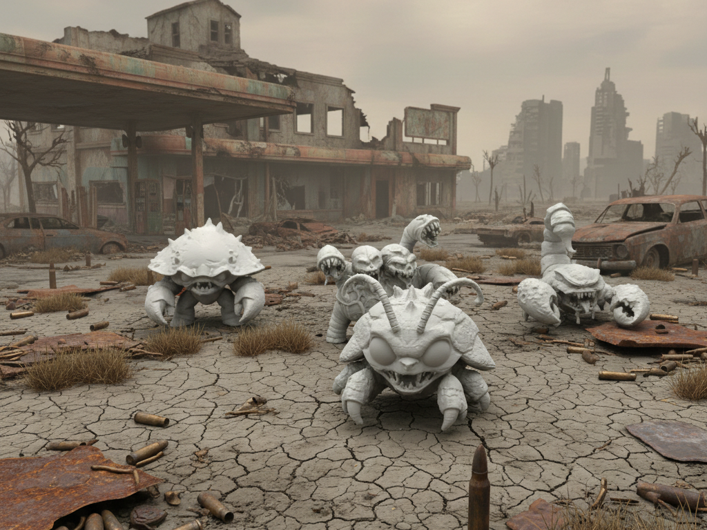 Radroachd Fallout Chibi Monsters - Cute Wasteland Beasts Radroach - NextPrint 3D ...