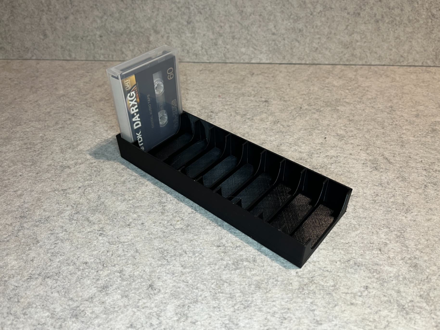 Stand holder for DAT cassette tapes - design3d | Nexprint: Free 3D ...
