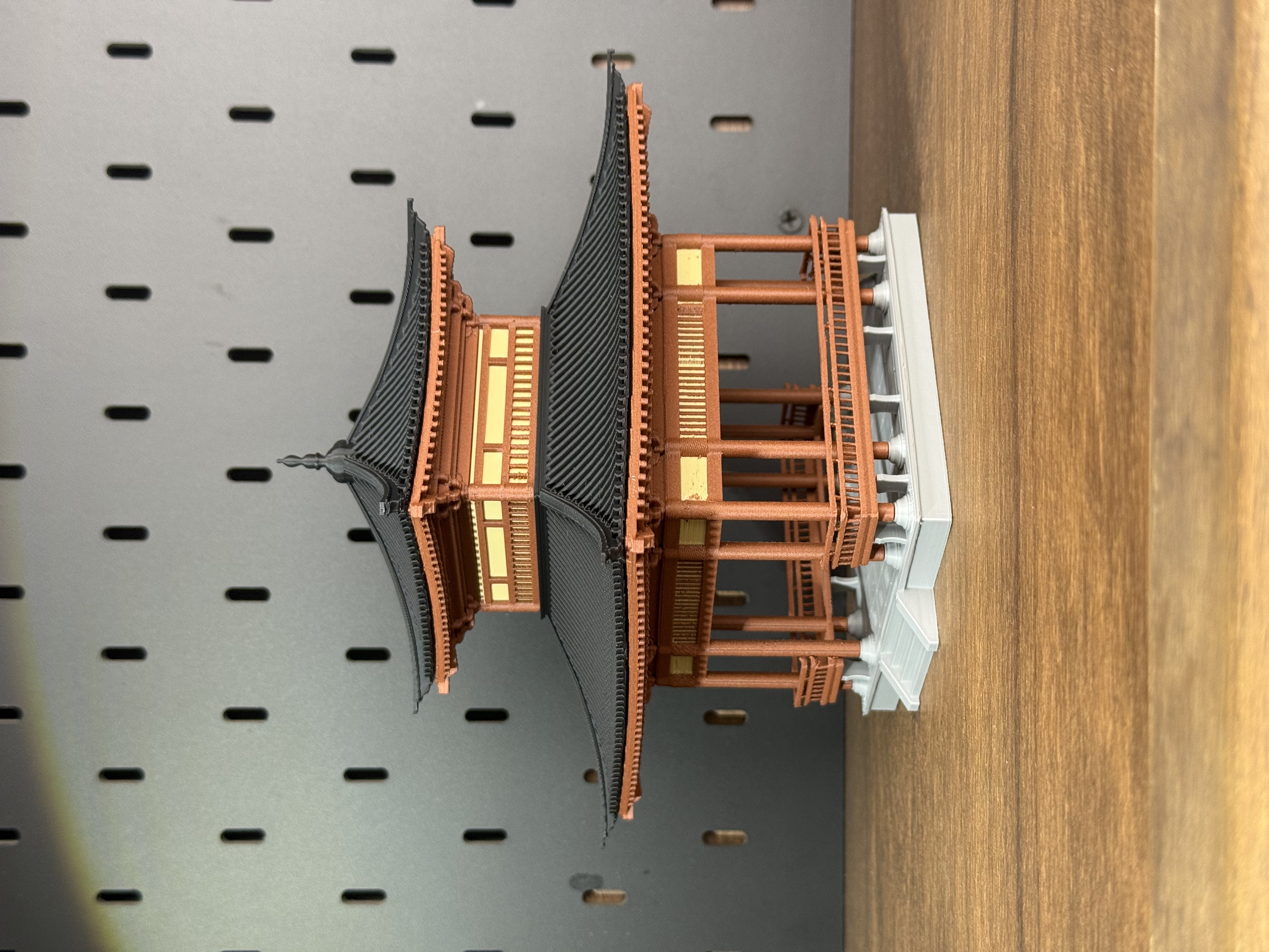 重檐四角亭，中式古建微缩模型，精细建模安装方便- NextPrint 3D Model