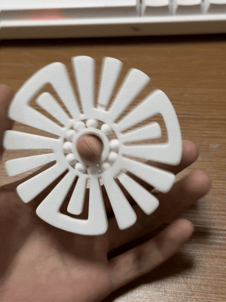 Rotating Fan Fidget Spinner - Focus on Trends | Nexprint: Free 3D Model ...