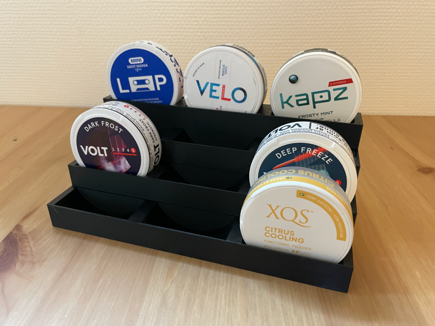 Snus Displays Display stand holder for snus - design3d | Nexprint: Free 3D Model ...