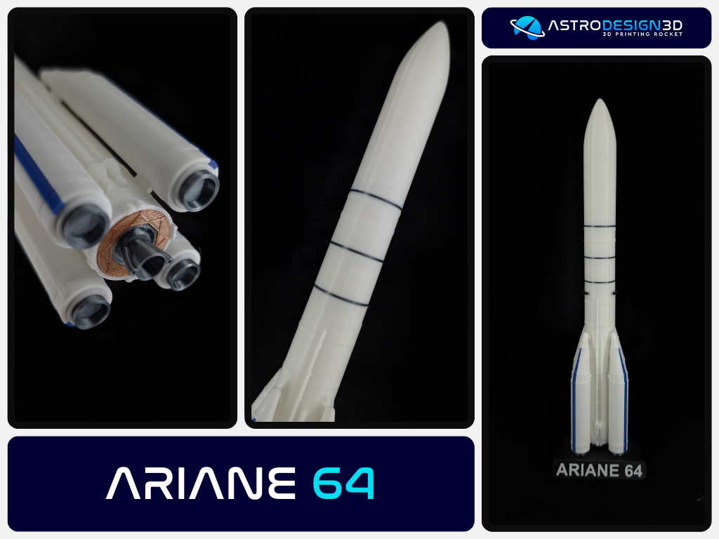 ARIANE 64 - Kmobrain - AstroDesign3D | Nexprint: Free 3D Model Downloads