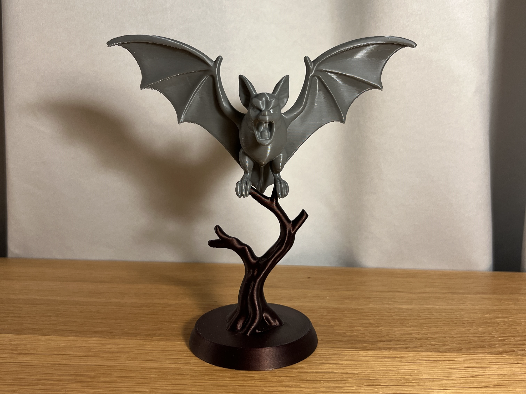 Bat on Branch - fifindr | Nexprint: Free 3D Model Downloads