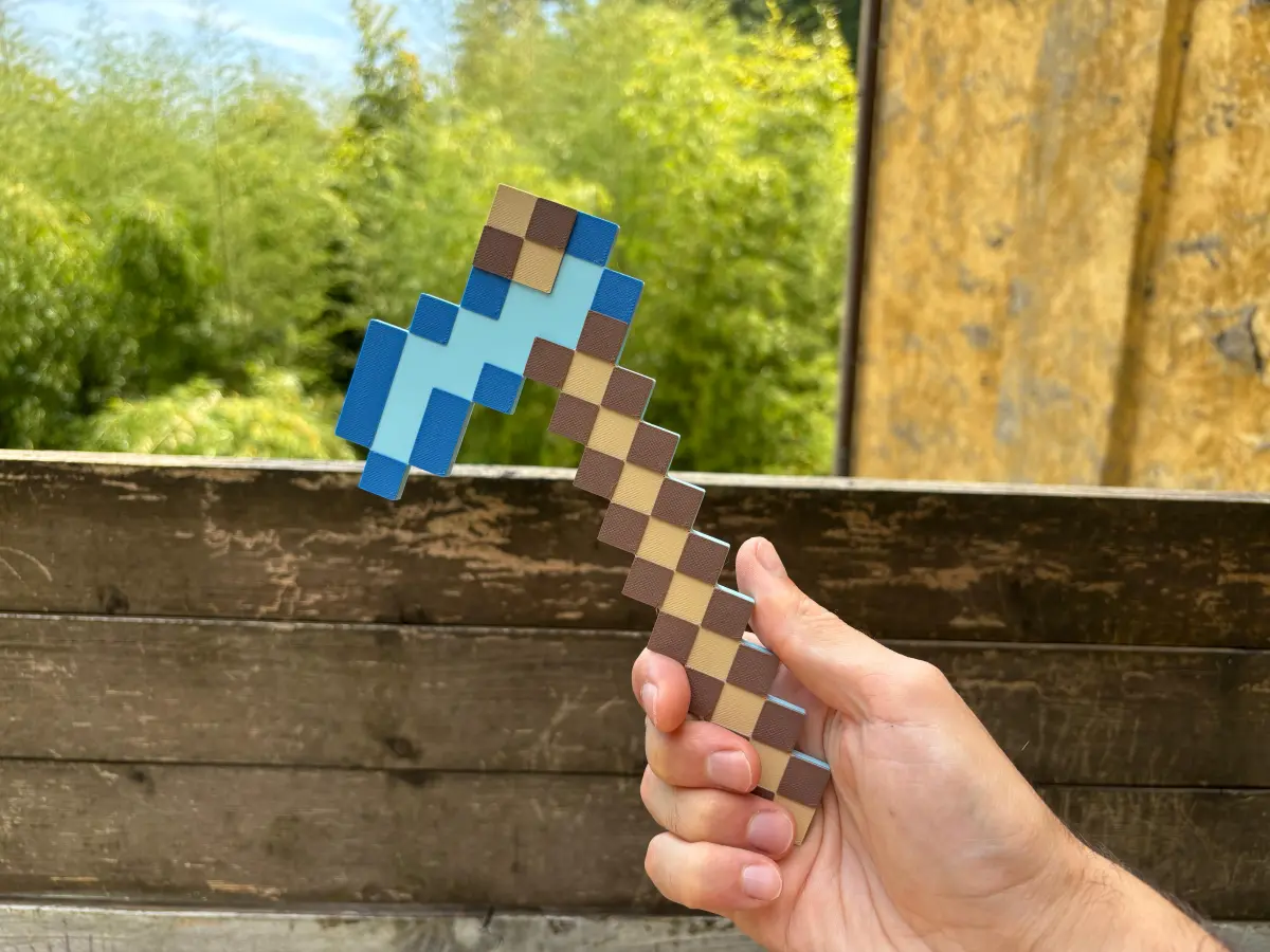 Minecraft Hoe - Big Simi | Nexprint: Free 3D Model Downloads