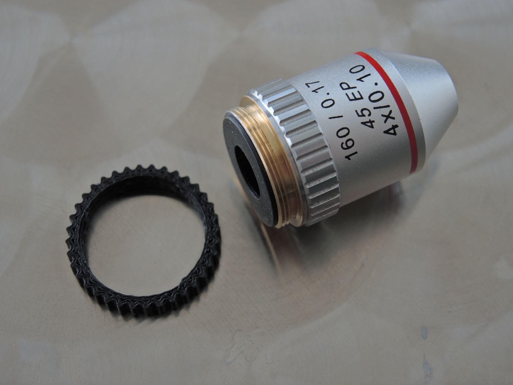 FDM-Printable Microscope Objective RMS Thread - NextPrint 3D Model | 3Drop