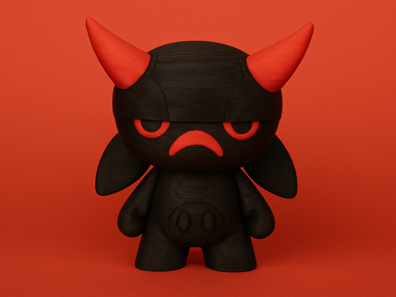 Devil Cow Figurine - JuliaBecker | Nexprint: Free 3D Model Downloads
