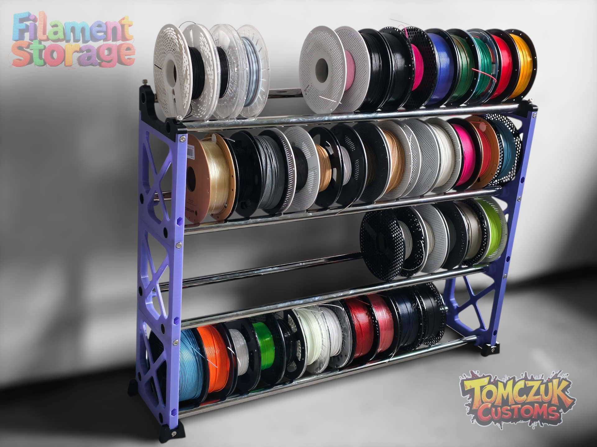 Stackable Filament Sample Display Stackable Filament Storage - TomczukCustoms | Nexprint: Free 3D Model ...