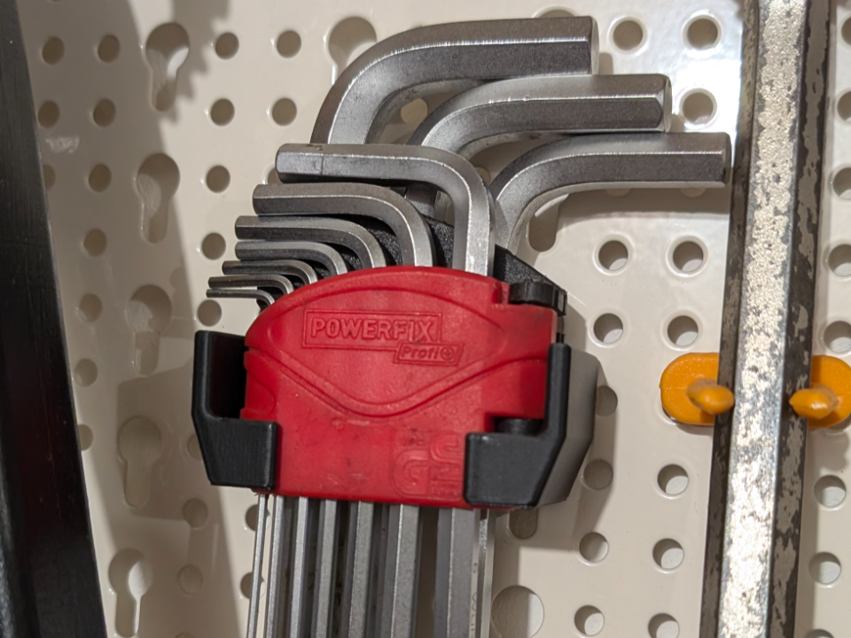 Parkside hex key holder - mansellrace | Nexprint: Free 3D Model Downloads
