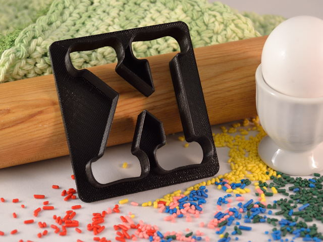 Cookie Cutter K 2in - JK Media | Nexprint: Free 3D Model Downloads