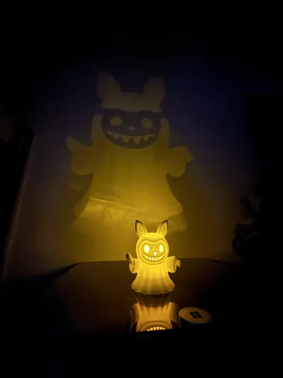 Halloween Labubu Ghost Shadow Lantern - Mdesign | Nexprint: Free 3D ...