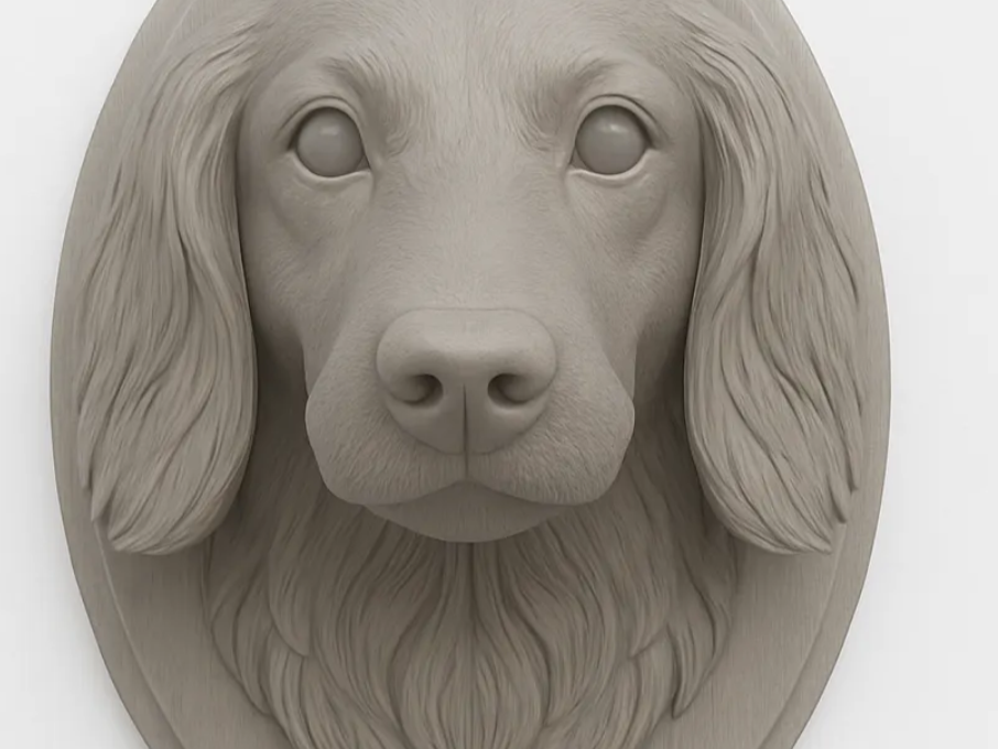 Long Hair - Dachshund Wall Mount - U0042781536 | Nexprint: Free 3D ...