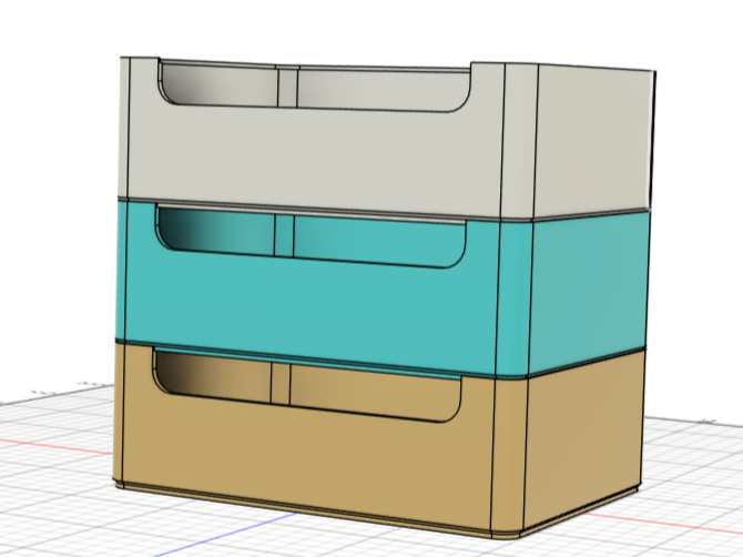 stackable storage boxes optimized for 3d print by... Stackable Storage Box - U0052334191 | Nexprint: Free 3D Model Downloads