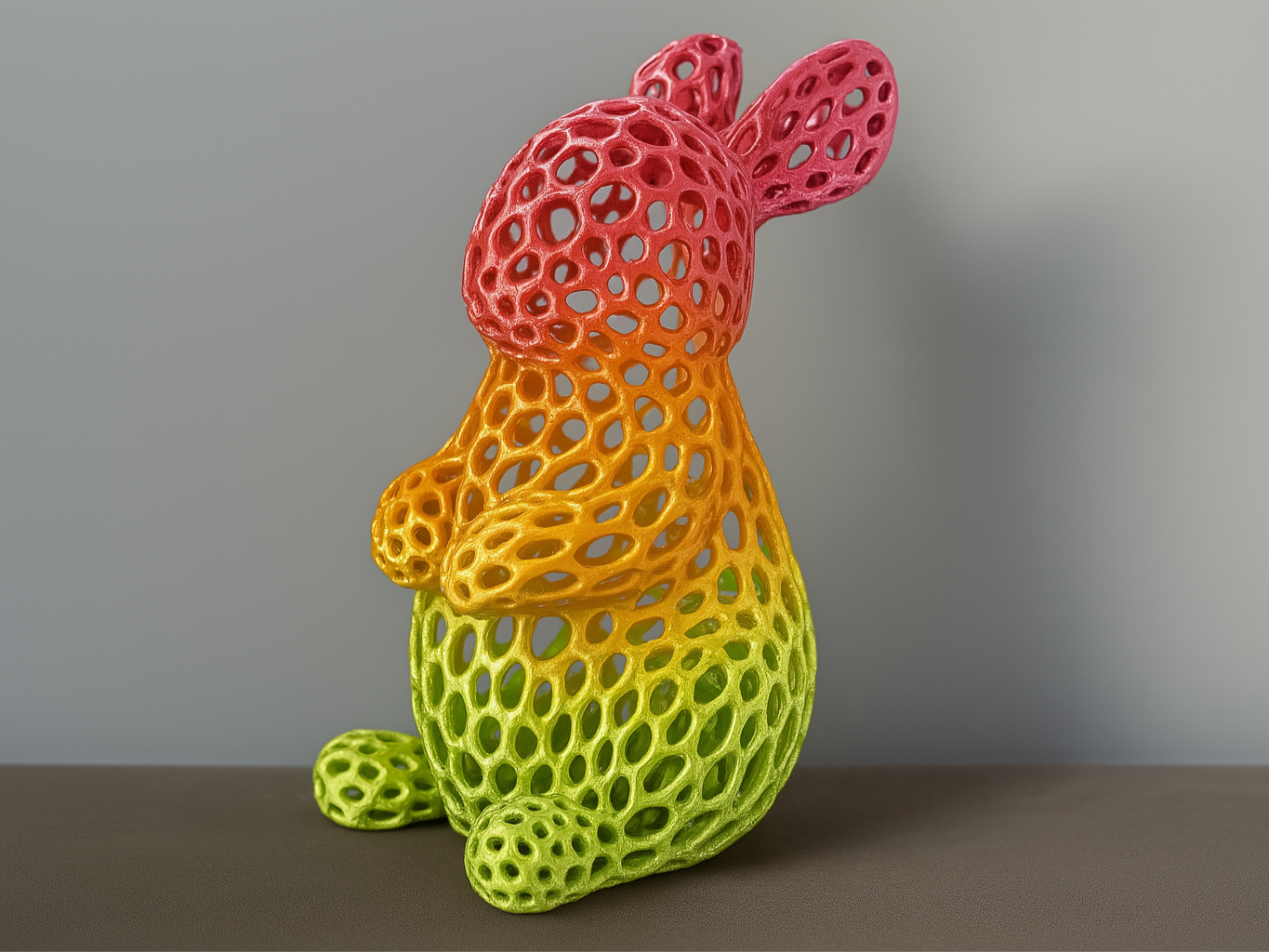 Bunny Voronoi - Xeraj | Nexprint: Free 3D Model Downloads