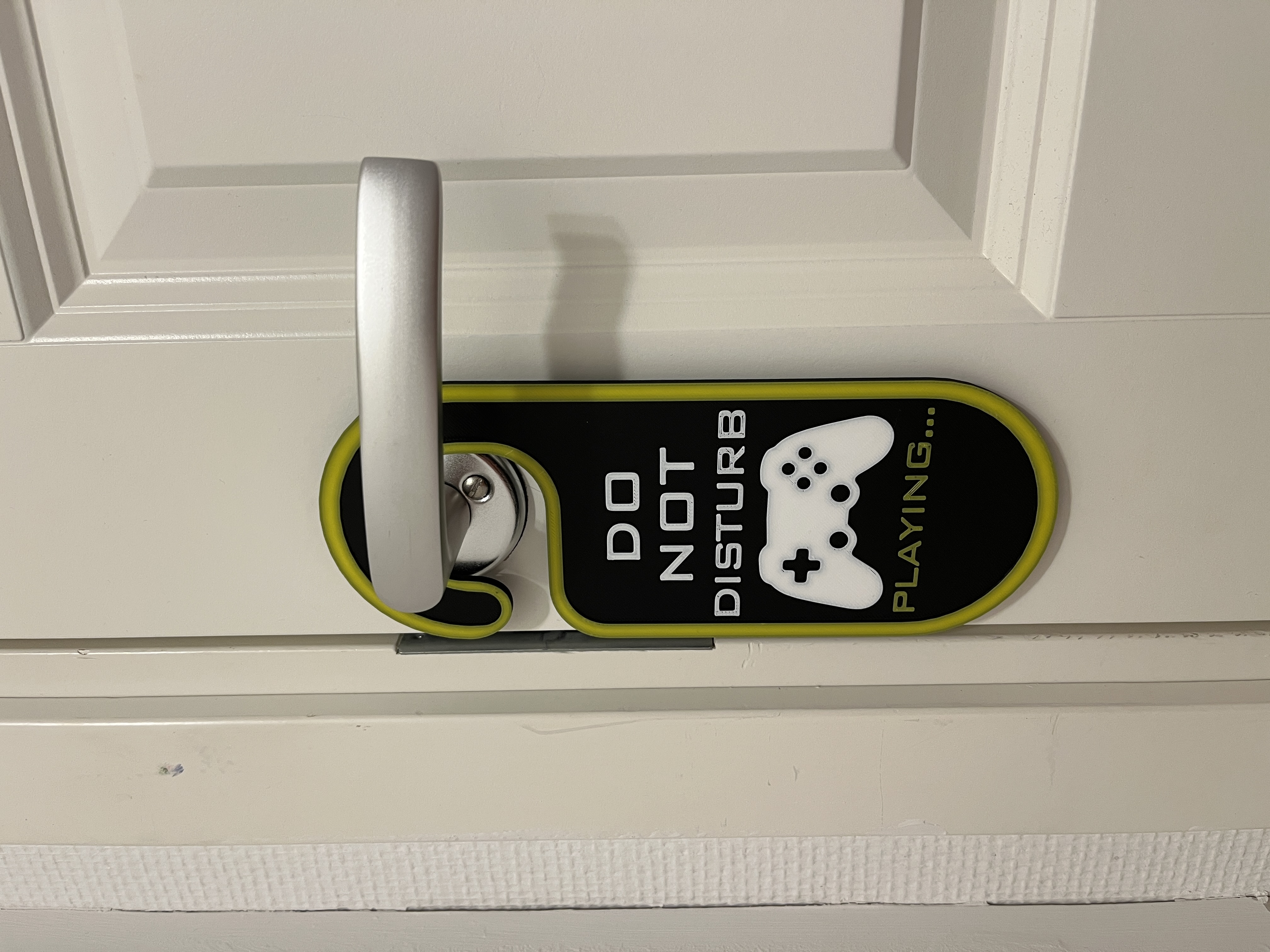 Gaming door hook Do Not Disturb - NextPrint 3D Model | 3Drop