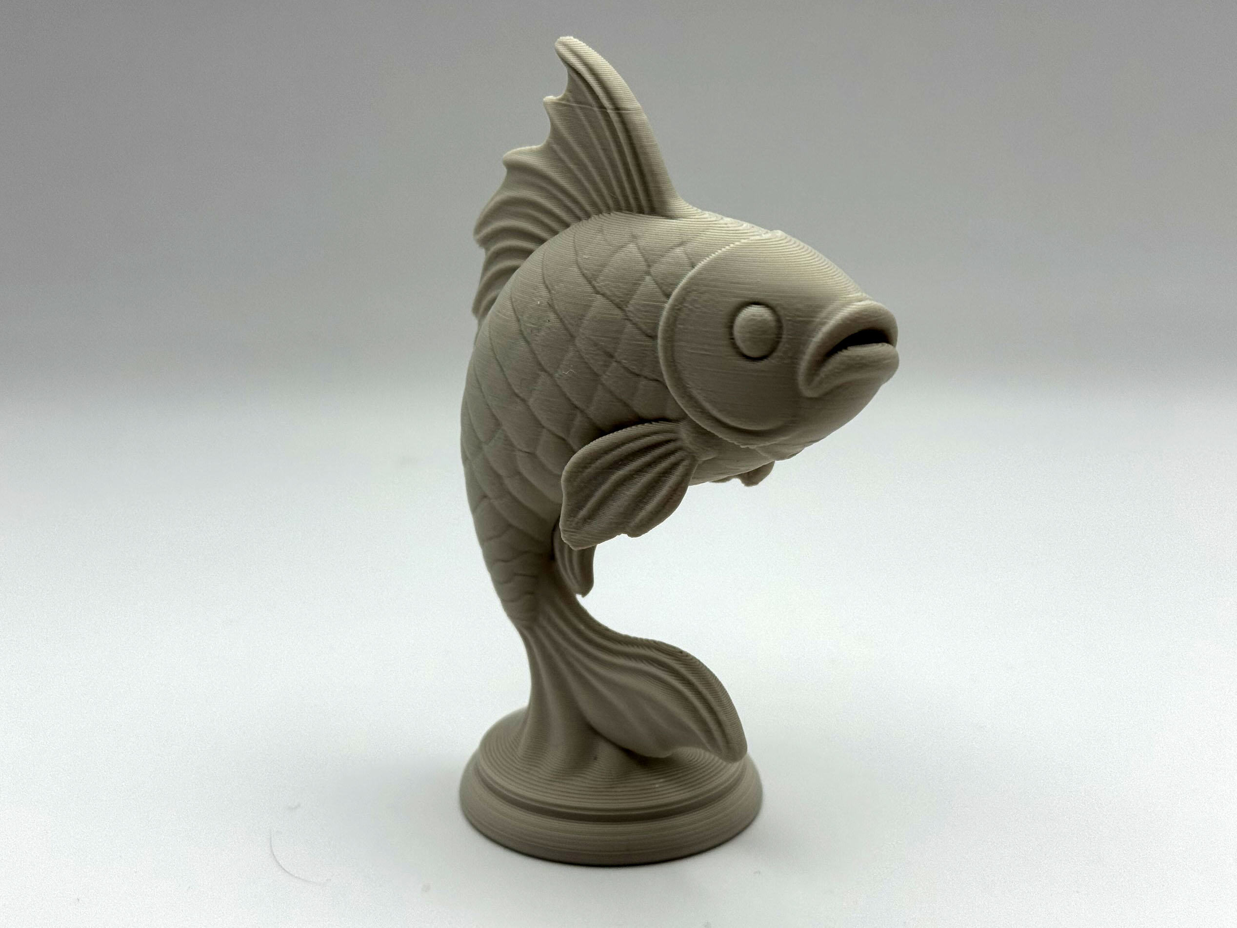 Jumping Koi Fish Statue - NextPrint 3D Model | 3Drop