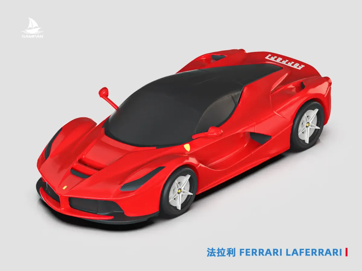 Ferrari Laferrari] Ferrari LaFerrari sports car, 1/64 scale with