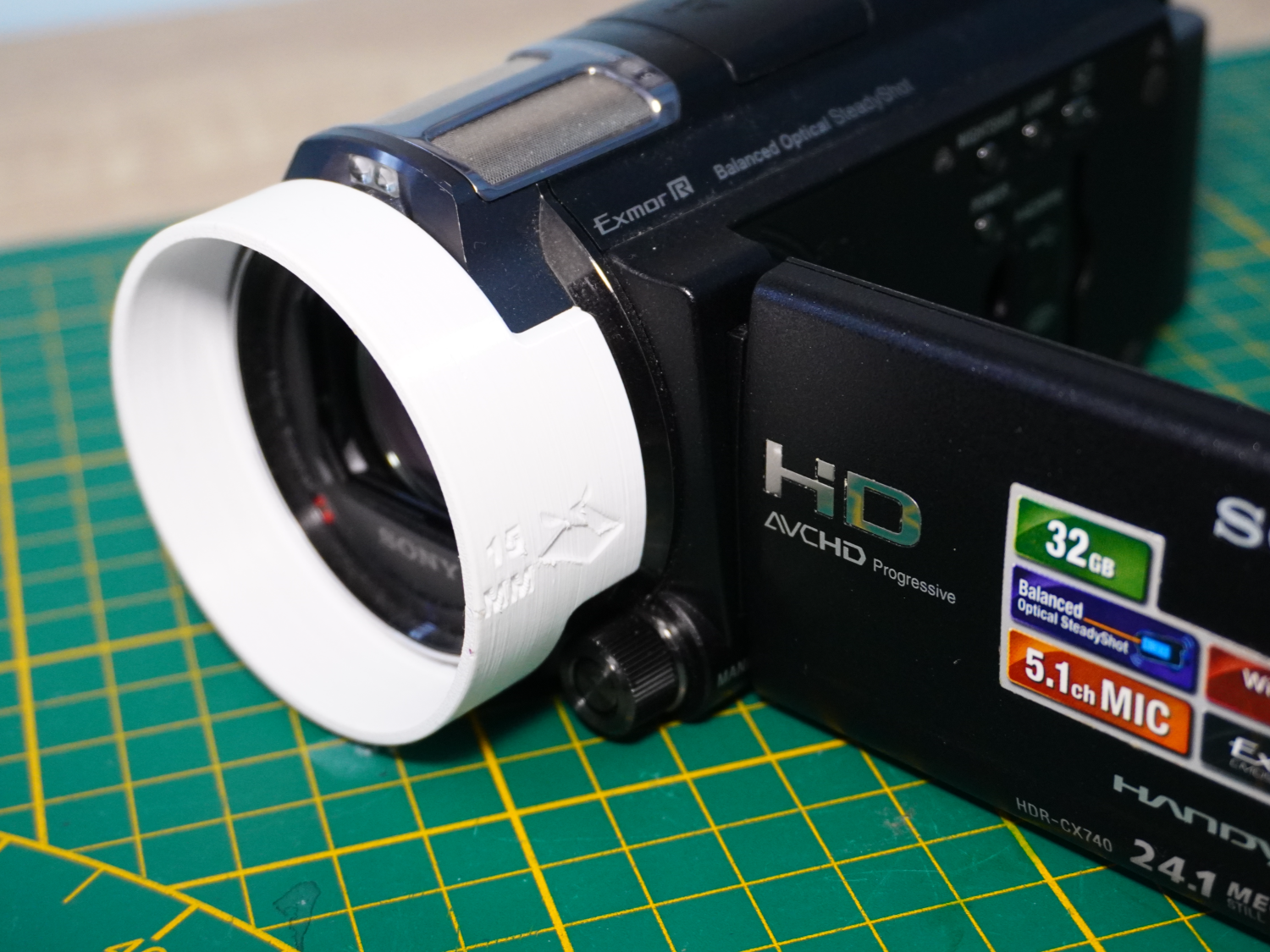 Sony HandyCam Hood - Axiale | Nexprint: Free 3D Model Downloads