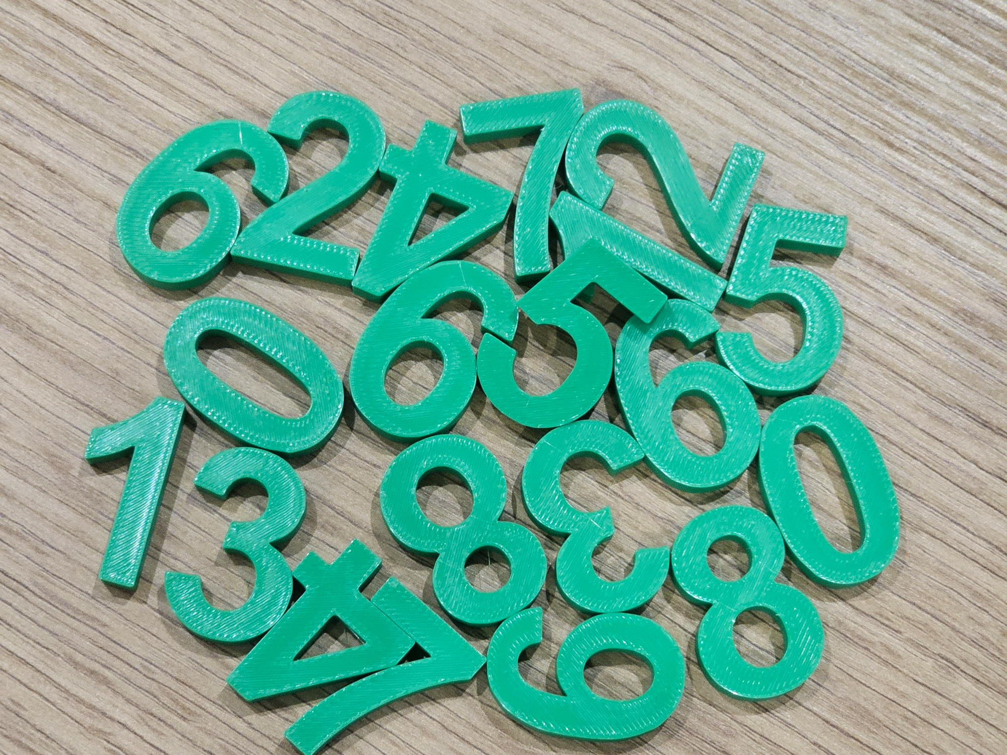 Numbers 0-9 - Concluzion | Nexprint: Free 3D Model Downloads