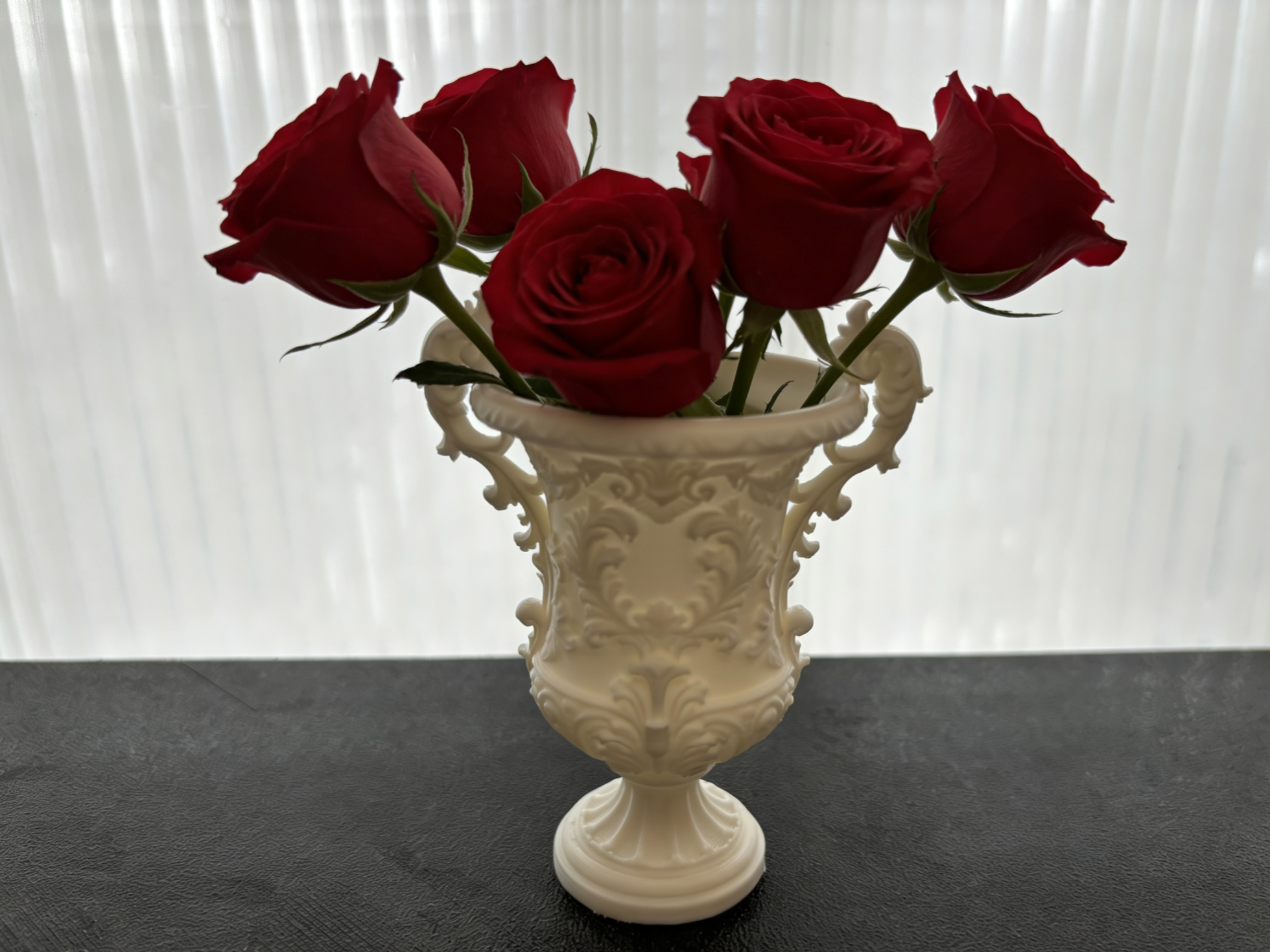 Baroque Relief Vase HAha Nexprint Free 3D Model Downloads — free download
